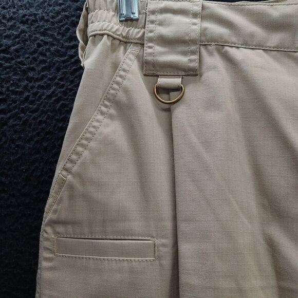 5.11 Tactical Men Pants Beige Size 32 Polyester Blend Pockets Button Zip Closure - Picture 6 of 12